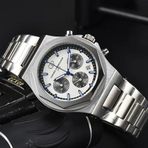 새로운 핫 AAA Girard-Perregaux 오리지널 브랜드 시계 남성용 다기능 크로노그래프 쿼츠 시계 럭셔리 비즈니스 남성 시계