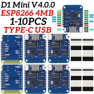 XZG 1-10PCS WeMos D1 미니 ESP8266 WIFI 사물 인터넷 개발 보드 기반 ESP-8266 D1 미니 V4.0.0 NodeMCU Lua IOT 보드