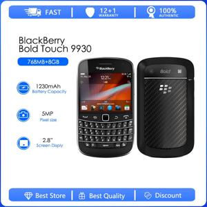 블랙베리 9930 리퍼브 오리지널 언락 블랙베리 9930, 굵은 쿼티 키패드, 2G, 3G 네트워크, 2.8 인치 터치 스크린, 와이파이 폰