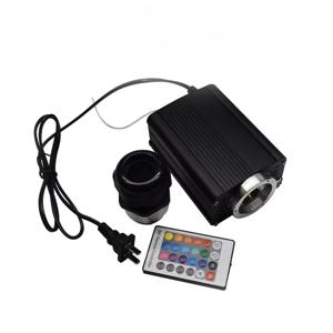 모든 광섬유 케이블 천장 조명용 1X 슈퍼 밝기 30W RGB LED 광섬유 엔진 RF 제어