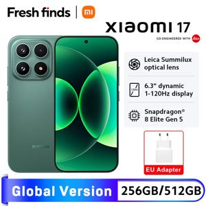 글로벌 버전 샤오미 17 스마트폰 12GB 램 50MP 라이카 카메라 NFC 6330mAh 배터리 100W 하이퍼차지 6.3인치 OLED 디스플레이 120Hz