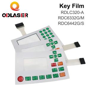 QDLASER Ruida 제어 카드 RDLC320-A 용 멤브레인 스위치 RDC6332M RDC6442S RDC6332G RDC6442G 패널 키 필름 키보드 마스크