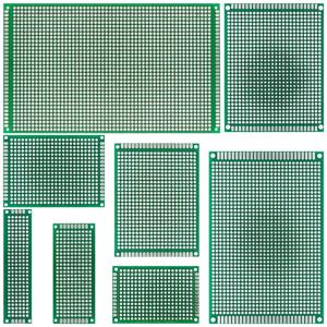 9x15 8x12 7x9 6x8 5x7 4x6 3x7 2x8 cm 양면 프로토타입 DIY 범용 인쇄 회로 기판 PCB 보드 프로토보드 (DIY용)
