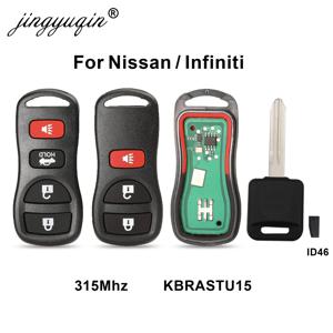315Mhz 3/4 버튼 인피니티/닛산 프론티어 Murano Armada Pathfinder Versa Altima Maxima Xterra 용 자동차 열쇠가없는 항목 원격 키