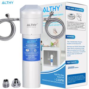 ALTHY 언더 싱크 식수 필터 정수기 -NSF/ANSI 인증 직접 연결 언더 카운터 식수 여과 시스템