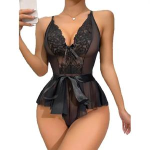 여성용 잠옷 레이스 파자마 세트, S-XL 섹시한 잠옷, 편안한 속옷, 캐주얼 여름