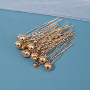 여성용 진주 헤어 핀 클립, 신부 웨딩 헤어 액세서리, 바레트 헤드 쥬얼리 헤드피스, 18 개