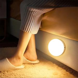 LED 야간 조명 모션 센서 빛 USB 충전식 주방 침실 마그네틱베이스 벽 조명 계단 조명 야간 램프