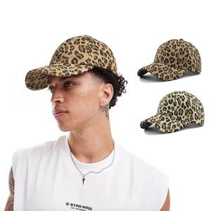 여름 남성 여성 야구 모자 표범 인쇄 Snapback 모자 면화 조정 가능한 힙합 모자 야외 스포츠 트럭 모자 태양 모자