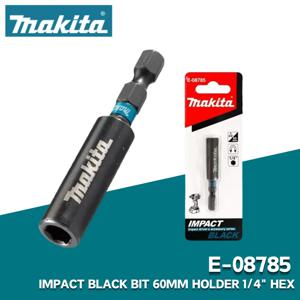 마키타 E-08785 임팩트 마그네틱 연장 비트 홀더 블랙 60MM 1/4인치 육각형 녹 방지 내구성 전동 공구 액세서리