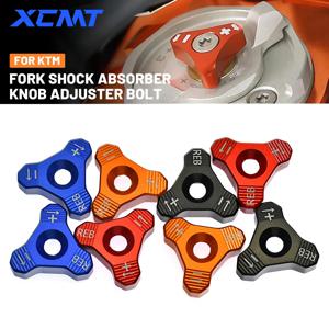 WP 48MM 포크 KTM SX SXF EXC XCW 125 150 200 250 300 350-530 SUPERMOTO SMC ENDURO 690 용 전면 충격 흡수 장치 손잡이 조절기