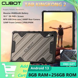 Cubot Tab KingKong 2, 견고한 태블릿 Android 14,MTK Helio G99,20400mAh 배터리,16GB RAM+256GB ROM,IP68 방수,10.95