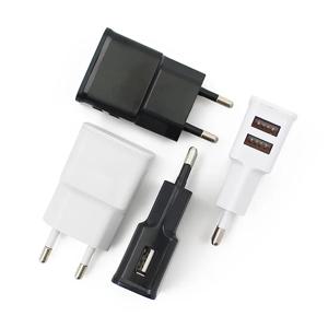 아이폰 안드로이드 전화 태블릿 장치에 대 한 5V 2A 범용 전원 어댑터 USB 듀얼 포트 AC DC 충전기