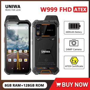 UNIWA W999 ATEX 방폭 IP68 무전기 6.3인치 FHD Helio G99 8GB+128GB 4400mAh 스마트폰 안드로이드 NFC ATEX 인증