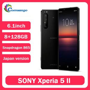 소니 엑스페리아 5 II 5ii 일본판 6.1인치 싱글심 8GB 램 128GB 롬 일본 버전 언락 스냅드래곤 865 5G 옥타코어 스마트폰