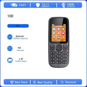 오리지널 리퍼비시 100 싱글 심 언락 GSM 900/1800 850/1900 휴대폰 러시아어 아랍어 히브리어 키보드 핀란드산