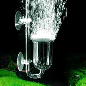 어항 버블 리액터 CO2 시스템 분무기, 수족관 수생 식물 물풀 재배용 CO2 디퓨저 (흡착판 포함)