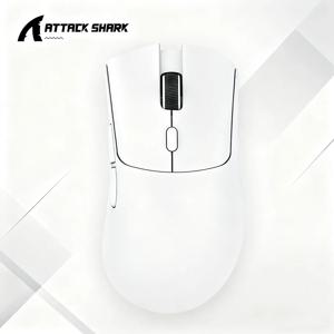 Attack Shark R1/X11 트라이 모드 무선 게이밍 마우스 18K DPI PAW3311 블루투스/2.4GHz/유선 경량 프로그래밍 가능 PC/노트북용