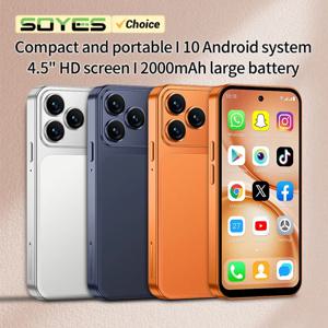 ONEMYTH A19 Pro 3.95인치 풀스크린 4G LTE 미니 스마트폰 2GB RAM 16GB ROM 안드로이드 10 듀얼 SIM 2000mAh 노인용 소형 휴대폰