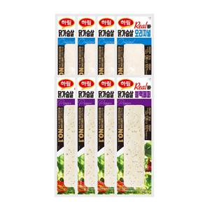 하림 리얼바 닭가슴살 오리지날 70g 4개 + 블랙페퍼 70g 4개 세트