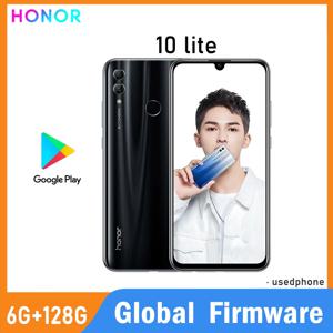 글로벌 펌웨어 HONOR 10 Lite 스마트폰 6.21인치 CPU HiSilicon Qilin 710 EMUI 9.0.1 중고폰