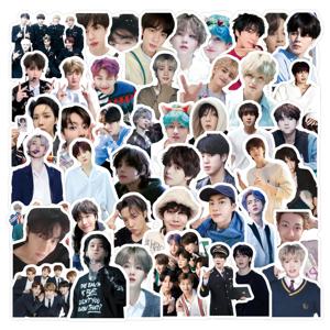 110개 Kpop 아이돌 스티커 세트 DIY 휴대폰 장식 스티커 팬 선물