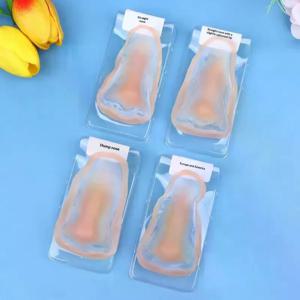 실리콘 가짜 코 전문 메이크업 특수 효과 피부 친화적 자연스러운 재사용 가능 가짜 코 코스프레 무대 메이크업 얼굴 보형물