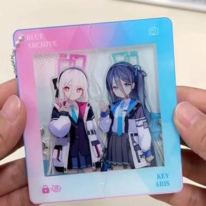게임 블루 아카이브 Azur Lane IJN Taihō Yozakura Kirara Key Arisu 코스프레 키체인 아크릴 키체인 가방 액세서리 장식품 소품