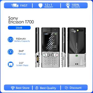 소니 에릭슨 T700 리퍼브 제품-오리지널 언락 휴대폰 3G 자바 FM 언락 휴대폰 무료 배송