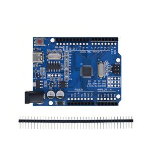   Arduino UNO R3용 공식 (CH340G) MEGA328P 칩 + USB/TYPE-C 케이블 ATMEGA328P-AU 개발 보드 16Mhz UNO R3
