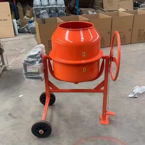 광고 가격 배송비 미포함 250L 전기 미니 수직 믹서(350W 모터 포함) 휴대용 시멘트 콘크리트 드럼