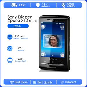 소니 에릭슨 엑스페리아 X10 미니 E10i 리퍼브 상품-오리지널 언락 E10 휴대폰 3G WIFI GPS 5MP 휴대폰