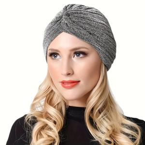 Fahion 이슬람 Hijab 모자 여성용 Headscarf 모자 Chemo 모자 헤어 케어 솔리드 컬러 터번 보닛 조절 가능