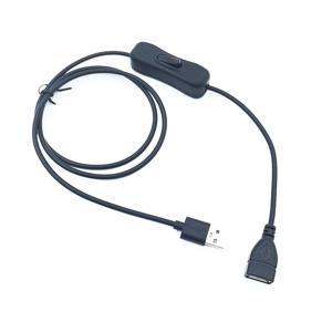 1m USB 케이블 연장 코드(스위치 ON/OFF 포함) 케이블 연장 USB 2.0 A 남성-여성 연장 연장 케이블
