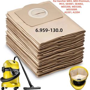 Karcher 6.959-130.0 WD3 MV3 WD3 프리미엄 습식 및 건식 진공 청소기, SE4001 MV1 WD3200 WD3300 A2204 A2656용 진공 청소기 가방