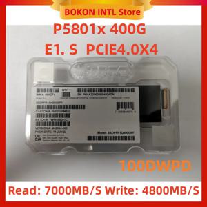 인텔 옵테인 P5801x 400G, E1.S 인터페이스, PCIE4.0X4, 어댑터 포함, 읽기 속도: 7000MB/s, 쓰기 속도: 4800MB/s, 100DWPD (새 제품)