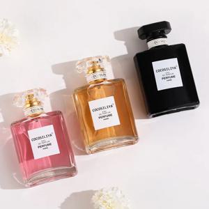 3PCS 여성용 향수 세트 50ml×3 꽃무늬 향기로운 우디 우아함을 지닌 자신감 있고 자유로운 여성들을 위한 오래 지속되는 향기