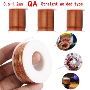 순수 구리 에나멜 와이어 0.6-1.2mm 케이블 구리 와이어 에나멜 와이어 에나멜 구리 와이어 코일 구리 와이어 10 미터