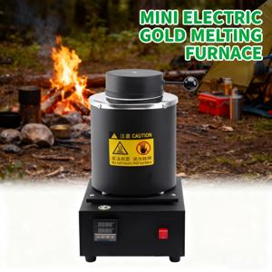 전기 금 용해로 220V 1400W 디지털 용해기 고온 금 주조로 (보석 금속 제작용)