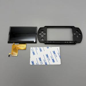 소니 PSP1000 PSP 1000용 완전 라미네이트 처리된 IPS LCD 화면. 맞춤형 교체 상단 커버 포함