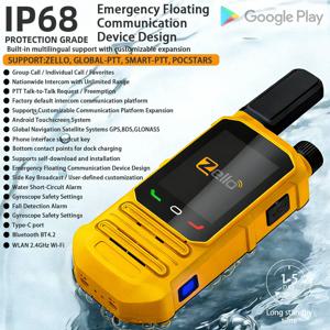 SHJ 360 4G LTE POC 무전기 안드로이드 8.1 워키토키 구글 플레이 젤로 XINPOC 2.4인치 터치 낙상 감지 SOS 플로팅 인터콤