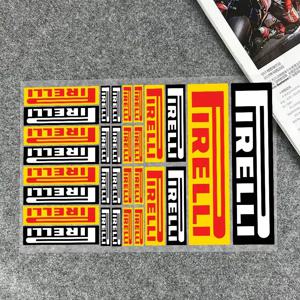 PIRELLI 스티커 모토 스티커 자동차 바디 범퍼 창문 오토바이 노트북 벽 비닐 데칼 자동차 튜닝 액세서리