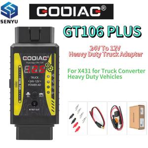GODIAG GT106 PLUS 24V-12V 헤비듀티 트럭 컨버터 어댑터 (X431 Easydiag/ThinkCar2/Thinkdiag/GOLO Carcare/DBScar II 호환)