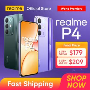 [신제품 출시] 스마트폰 realme P4 7000mAh 배터리 45W 충전 6GB+128GB 8GB+256GB