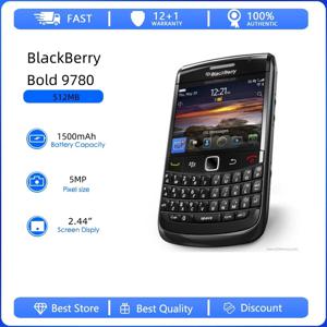 블랙베리 볼드 9780 리퍼비시-오리지널 언락폰 블랙베리 볼드 9780 3G WIFI GPS폰 무료배송