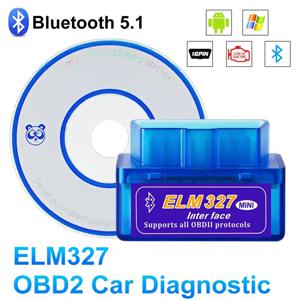 ELM327 미니 V2.1 블루투스 감지기 안드로이드/윈도우 용 obd 블루투스 자동차 오작동 감지기 obd2 자동차 디코더 스캐너
