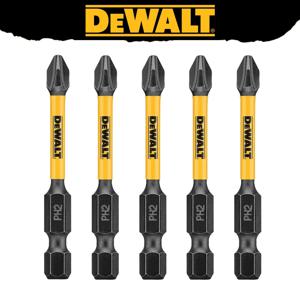 DEWALT PH2 비트 배치 헤더 전기 렌치 스크루 드라이버 임팩트 드릴, 특수 사용 비트, 전동 공구 부착물 5 개, 57mm
