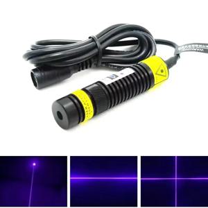 도트/라인/크로스 405nm 50mW 100mW 150mW 200mW 300mW 바이올렛/블루 레이저 다이오드 모듈 DC5V 16x68mm