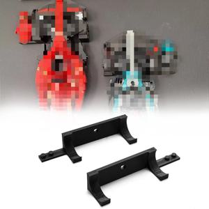1/2/4/8pcs 레고 스피드 챔피언 F1 포뮬러 1 자동차에 대 한 벽 마운트 후크 DIY 빌딩 블록 벽 디스플레이 브래킷