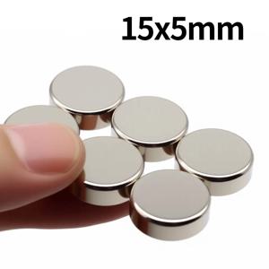 15x5mm 초강력 네오디뮴 자석 N35 NdfeB 영구 자석 원형 강력 자석 냉장고 자석